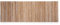CosìCasa Tappeto Bamboo Cucina Antiscivolo – Passatoia Cucina Idrorepellente, Facile da Pulire | Tappeto Cucina Antiscivolo Lavabile al Metro – Tappeto Bambu (Beige, 50 x 100 cm)