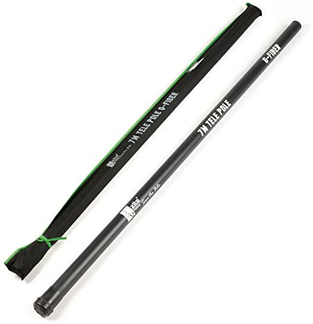 Zite Fishing Stipprute 7 m – Teleskoprute Stippe Glasfaser mit Spitzenring – Basic Teleskoprute zum Stippangeln mit Stoff-Futteral