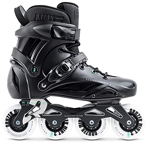 Movino Mint 3 Freeride Inline Skates Pattini A Rotelle Regolabili Pattini In Linea Professionali Per Adulti Pattini Con Ruote Grandi 80 mm Roller Skates Per Donna Uomo Freestyle Skating Slalom