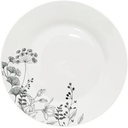 Secret de Gourmet - Servizio floreale bianco da 18 pezzi