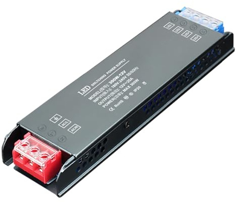 SOARFLY 12V 300W LED Trafo, 240V auf 12V LED Treiber Netzteil, Niederspannung Led Transformator für LED Beleuchtungen