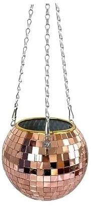 DFJOENVLDKHFE Macetas Minimalistas Modernas: perfectas for suculentas, Hierbas y Cactus(Rose Gold,15cm)