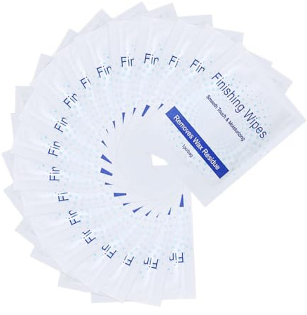 BIUDECO Salviette per Depilazione 40 Pezzi Intense Rimuovono Residui di Cera Tessuto Non Tessuto e Glicerina per Viaggio e Cura Delicata della Pelle