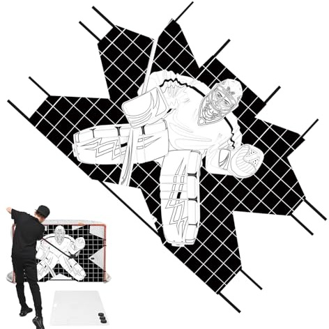 Hockey-Tor – Torwart-Trainingsziel | Präzisionsschießzubehör für Hockeynetz, Trainer zur Verbesserung von Bewegung, Kraft und Koordination