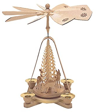 Alexander Taron 1662 Richard Glaesser Pyramid-Deer-10 H W x 9.25 D, Brown