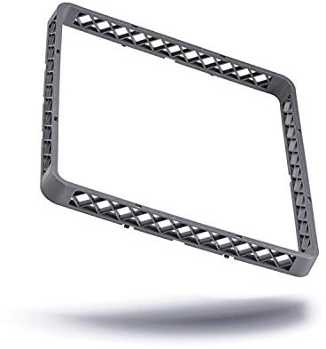 Faimex Kerafactum Aufsatz Rahmen für Spülkorb Korb Erweiterungselement für Körbe Teller und Tabletts Gläser Gastro Spülmaschine Spülmaschinenkorb aus Kunststoff 50x50 cm erweiterbar Rack Extender