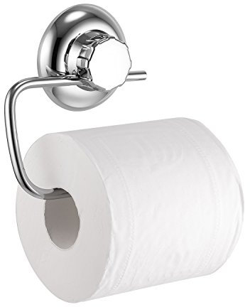 MaxHold système de vide porte-papier toilette - adhérer, pas de perçage - acier inoxydable - pour salle de bains et cuisine