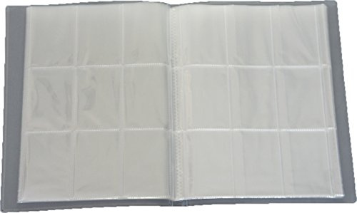 Leerer Ordner - 32 Seiten (576 Karten) - Ideal zum Sammeln von Fotos/Karten - Neutrale Farbe
