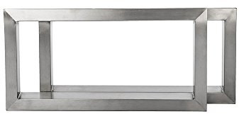 Waschbecken Konsole Edelstahl Träger TRG50x30-210/380 Waschtisch Wandkonsole Regalhalter Konsolenhalterung Gestell (1 Paar)