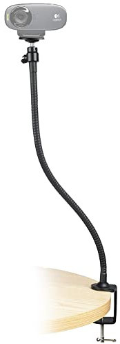 Webcam-Halterung für Logitech Brio 4K,100 101,301 300,500,C270,C310,C920,C922,Brio,StreamCam,C615,C930 C925, Magnetische Saugnapfhalterung für alle Arten von Webcams - 64cm Länge