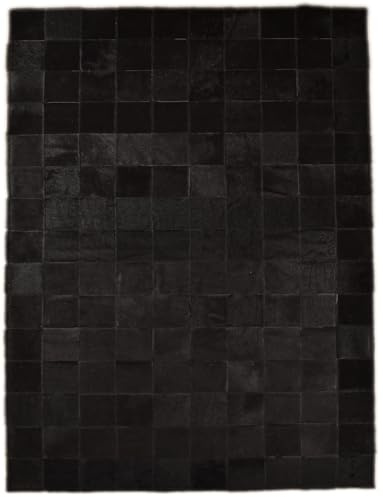 generisch KUHFELL Teppich SCHWARZ Patchwork 100 x 150 cm Fell Teppich VON KUHFELLE online