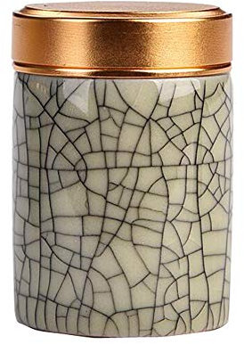 Jingyun Japanese Traditional Tea Caddy Ceramics Tea Mini Canister Tea Jar D11