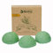 BlueFox I Konjac - Set di 3 spugne per la pulizia del viso per pelli impure e miste, spugna per il viso, spongesso biologico facciale, esfoliante della pelle impura