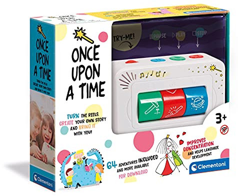 Clementoni - Once Upon A Time Story Teller: Conteur interactif pour Enfants - 64 Histoires différentes (3 Ans et Plus)