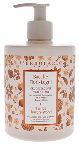L'Erbolario BACCHE FIORI LEGNI Gel Detergente Viso & Mani 500 ml