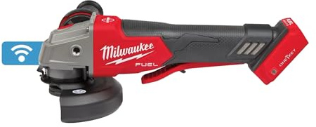 Milwaukee 2882-20 M18 FUEL - Amoladora de frenado inalámbrica sin escobillas de iones de litio de 4-1/2 pulgadas / 5 pulgadas con interruptor de paleta sin bloqueo con una sola llave (solo