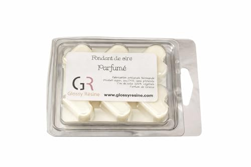 Fondant parfumé Lys blanc | en tablette cœur pour brûle parfum