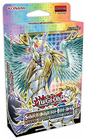 YuGiOh Structure Deck Legend of the Crystal Beasts | DEUTSCH | Yu-Gi-Oh! Karten NEU GÜNSTIG | + Arkero-G 50 Small Soft Sleeves japanische Kartenhüllen
