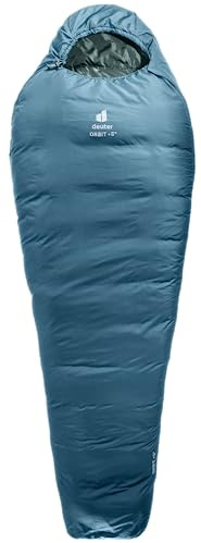 deuter Orbit +5° SL Damen Kunstfaserschlafsack,Atlantic-sage,Left Zip
