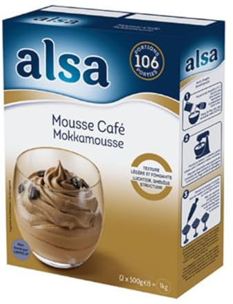 Alsa Préparation pour mousse au café 1 kg 106 portions