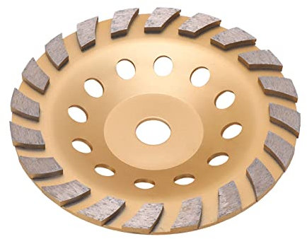Topfschleifscheibe, Scheibenreihe, Rostbeständigkeit, 7 9-Zoll-Scheibenschneiden mit Unterlegscheibe, ID 22 Mm, Gold, 230 Mm, für Zement, Marmor und Stein, 9,1 Zoll (180mm)