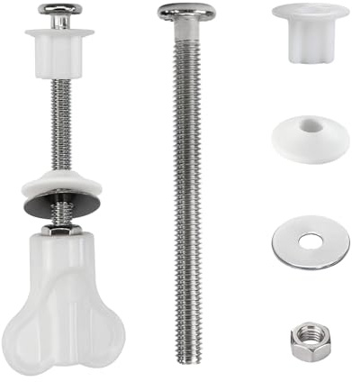 Fanmitrk Toilet Seat Hinge Parts,Replacement Fittings and Repair Parts, for Toilet Seat Hinges Use (hinge01)