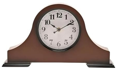 Widdop and Co Hometime W3016 Horloge de cheminée Marron 36 cm