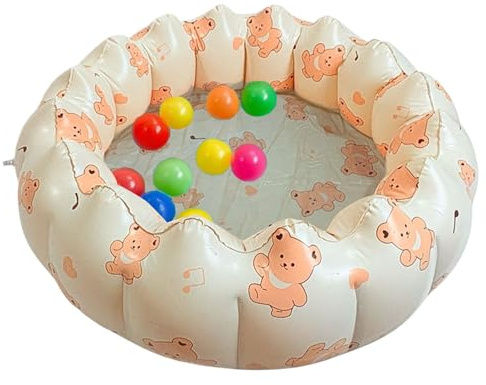 Lnhgh Piscine Gonflable pour, Petit Bassin Gonflable pour Adultes, Portable et Éclatante pour Fête Extérieur Plage Jardin et Terrasse