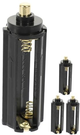 MUELODSIC 4pièces Boîtier De Rangement pour Piles AAA Support De Piles Pratique à Monter Soi-même pour Lampe De Poche De Lampe De Poche DIY