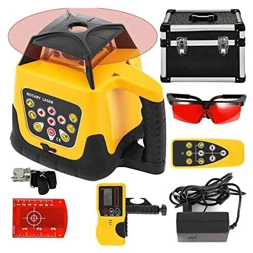Self-Leveling Cross Line Laser Level for Vertical and Horizontal Alignment, Precision Measurement Tool for Construction and DIY Projects