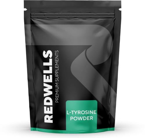 Tyrosine Powder REDWELLS Premium Quality No Additives GMO Free Vegan - 100g Pack