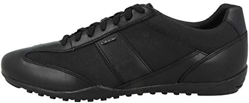 Geox U Wells A, Sneakers Uomo, Nero (Black), 41 EU