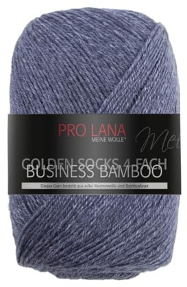 Pro Lana Golden Socks Business Bamboo 4-fach 503 - dunkelblau meliert