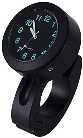 Mxzzand Universal 7/8  1 wasserdichte for motorrad Fahrrad Lenkerhalterung Uhr Glow Watch
