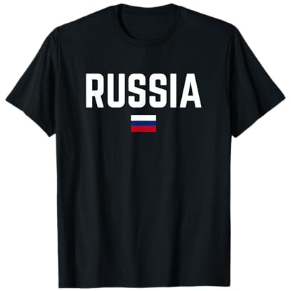 RUSSLAND Flagge Damen Herren Kinder RUSSLAND T-Shirt