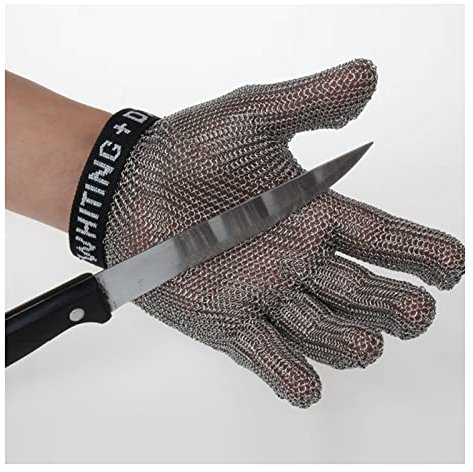 Guanti antitaglio Guanti da Cucina Resistenti al Taglio, Guanti di Sicurezza Antitaglio di Protezione di Grado 9, per Strumenti di Sicurezza da Macellaio da Cucina (Size : 1pcs/m)