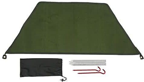 Topyond Windschutzscheibe Für Camping-Grills aus Segeltuch, Windschutzscheibe Für Outdoor-Kocher, Tragbare Windschutzscheibe aus Segeltuch Für Camping-Feuer Für Camping, Picknick, Kochen, Grillen