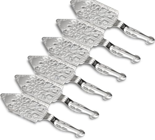Rordigo Ensemble de 6 Cuillères à Absinthe en Acier Inoxydable, Style Vintage, pour Verres de Cocktail et Tasses à Boire, avec Filtre Creusé.
