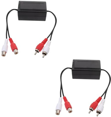 ARTIBETTER 2 Stück Verstärker-rauschunterdrücker Erdungsrauschfilter Für Auto-Audio Erdungsisolator Rauschunterdrückung Einfach Zu Installierender Brummentferner
