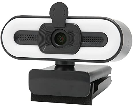 FOLOSAFENAR 1080P 60fps Webcam, Convenient and Practical 1080P HD Streaming Camera, No Image Distortion with 3.6mm/0.14in Lens for Laptops