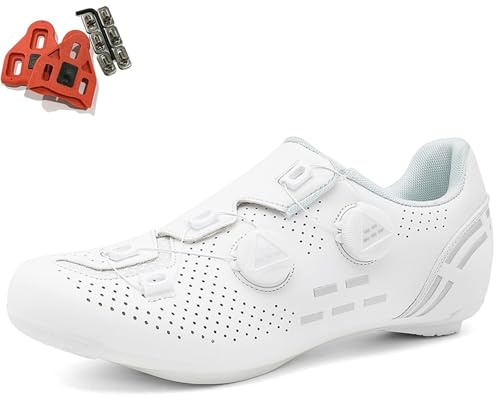 PENXZT Fahrradschuhe Herren Damen Rennradschuhe Kompatibel mit Look SPD SPD-SL Delta Lock Pedal Reitschuhe Atmungsaktive Outdoor-Radschuhe Fahrrad Schuhe