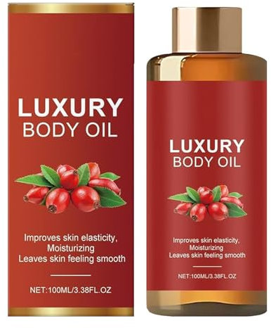 Glow Remedy Oil, Glow Straff Magic Körperöl, mit 99% Natürlichen Inhaltsstoffen, Körperstraffendes Massageöl für trockene,Linien,Durchhängen Haut,Pflegeöl (100ML)