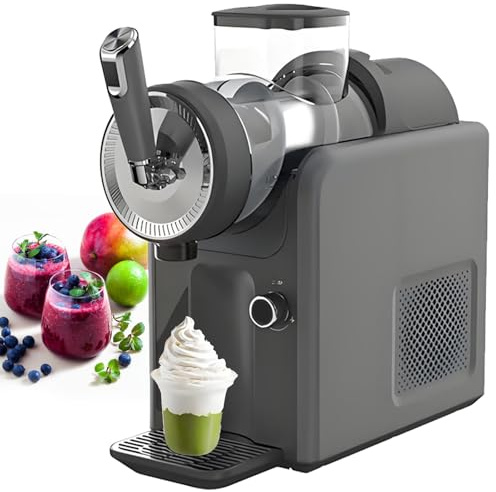 DOZPAL Macchina per Granite Commerciale Fro-Zen Ice Drink da 1,8 l, per Granite, Margarita, frappé, Milkshake, Cocktail, Vino, succhi ghiacciati, Attrezzatura per la Preparazione di frullati Black