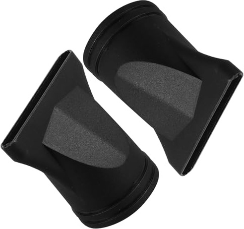 FIXOSHEE Ugello Per Asciugacapelli 2 Pezzi Nero 4,5 Cm Concentratore Aria Mirata Accessorio Per Parrucchieri Styling Chioma Ricci Professionale
