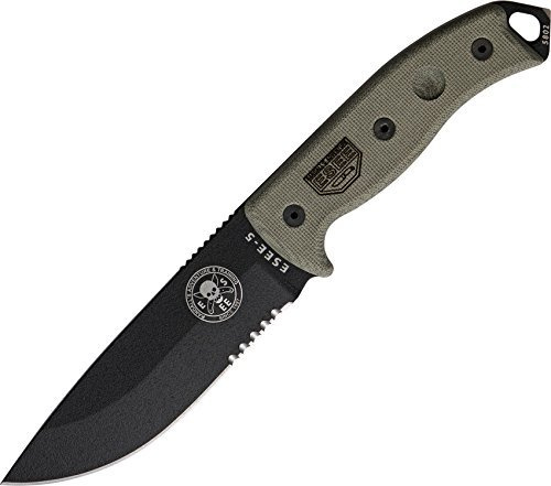 Esee RC5SBK Escape Evasion Couteau de survie Noir