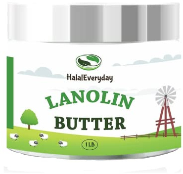 100% Pure Lanolin (anhydrous) - Ultra Refined Butter 1 Lb - Nipple cream - Mustache wax - Helps revitalize and hydrate sensitive skin. Great for making lip balm, hair and skin products.