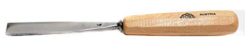 Stubai Stechbeitel lang poliert, Form 4, 4 mm, 550404