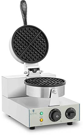 Royal Catering - RCWM-1300-R - Gofrera - 1 x 1.300 Watt - redonda