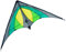 CIM Lenkdrachen - Shuriken Green Jungle MUSTHAVE - für Kinder ab 8 Jahren - Abmessung: 120x60cm - inkl. Steuerleinen auf Rollen
