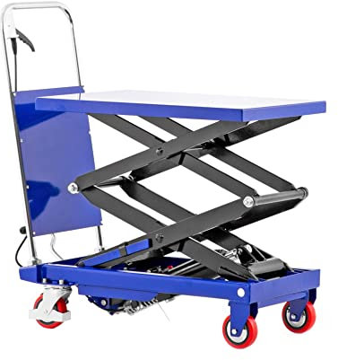 Mesa elevadora hidráulica - Carros de plataforma elevadora - 150 kg - Altura de elevación 1100 mm